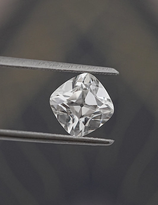 Square Old Mine Cushion Lab Diamond - 3 Carat Lab Grown Diamond