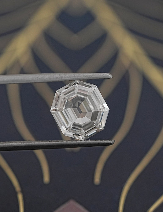 Old Mine Hexagon Lab Diamond -- 3.10 CT