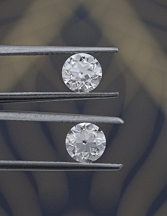 Traditional OEC Round Lab Grown Diamond Matching Pair Lab Grown Diamond