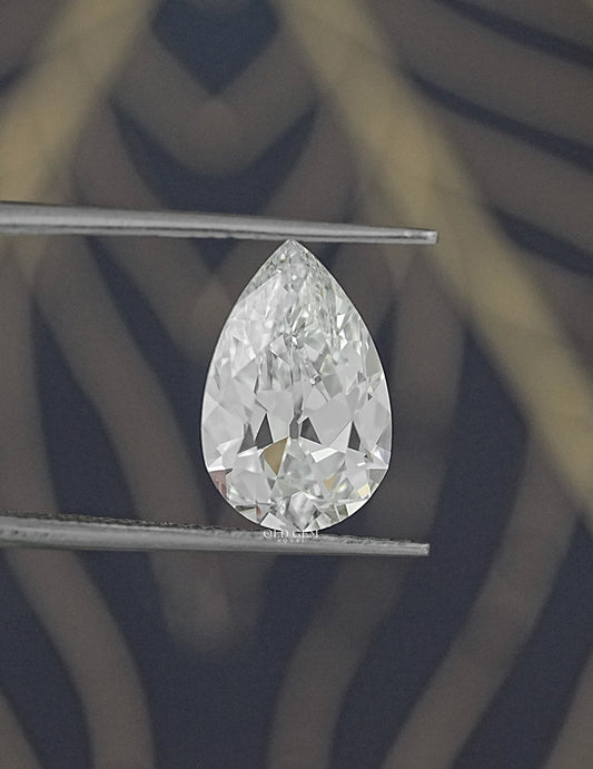 3.53 Carat Old Mine Pear Loose Lab Diamond Lab Grown Diamond