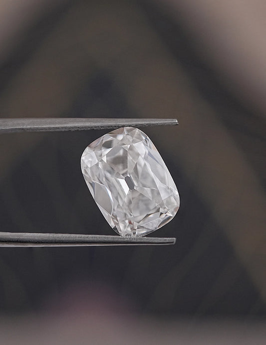 Old Mine Cushion Lab Diamond -- 5.05 Ct Lab Grown Diamond