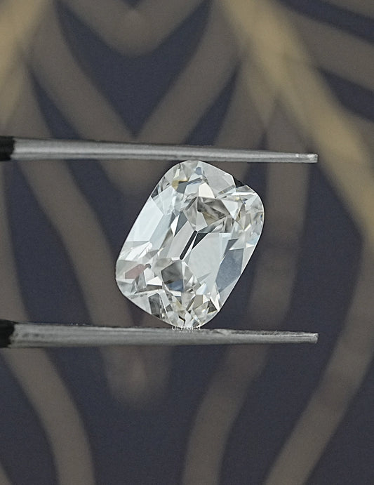 3.30 CT Old Mine Cushion Lab Loose Diamond Lab Grown Diamond
