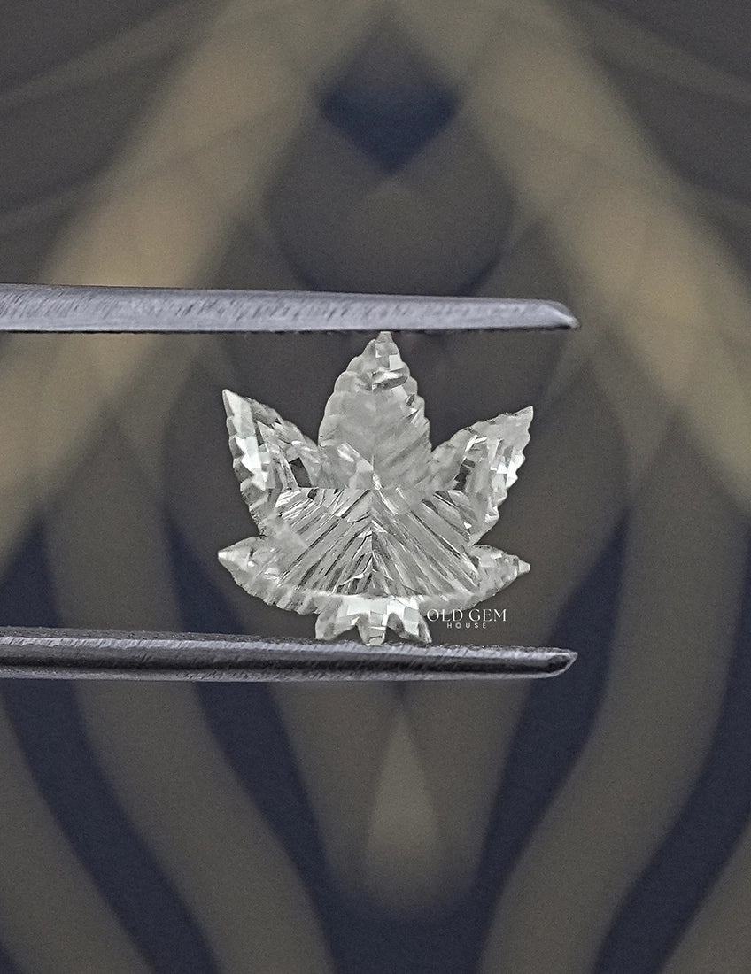 Marijuana Leaf cut Lab Grown Diamond Lab Grown Diamond