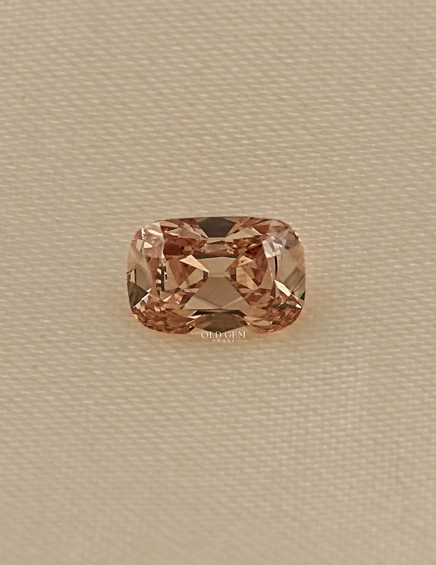 1.20 Carat Brown Old Mine Cushion Lab Loose Lab Grown Diamond