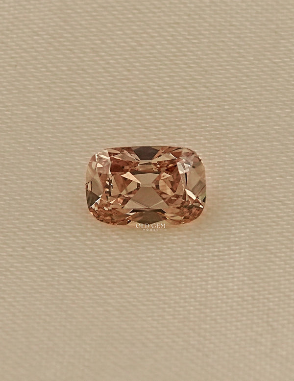 1.20 Carat Brown Old Mine Cushion Lab Loose Lab Grown Diamond