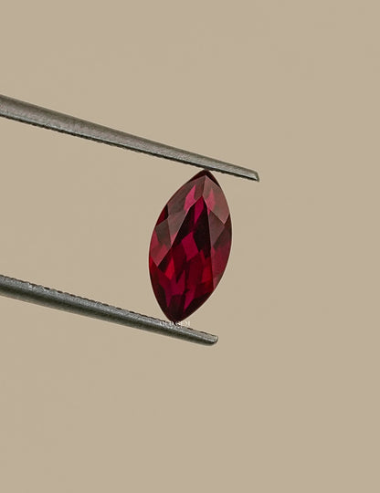 Marquise Cut Red Ruby Loose Gemstone Gemstone
