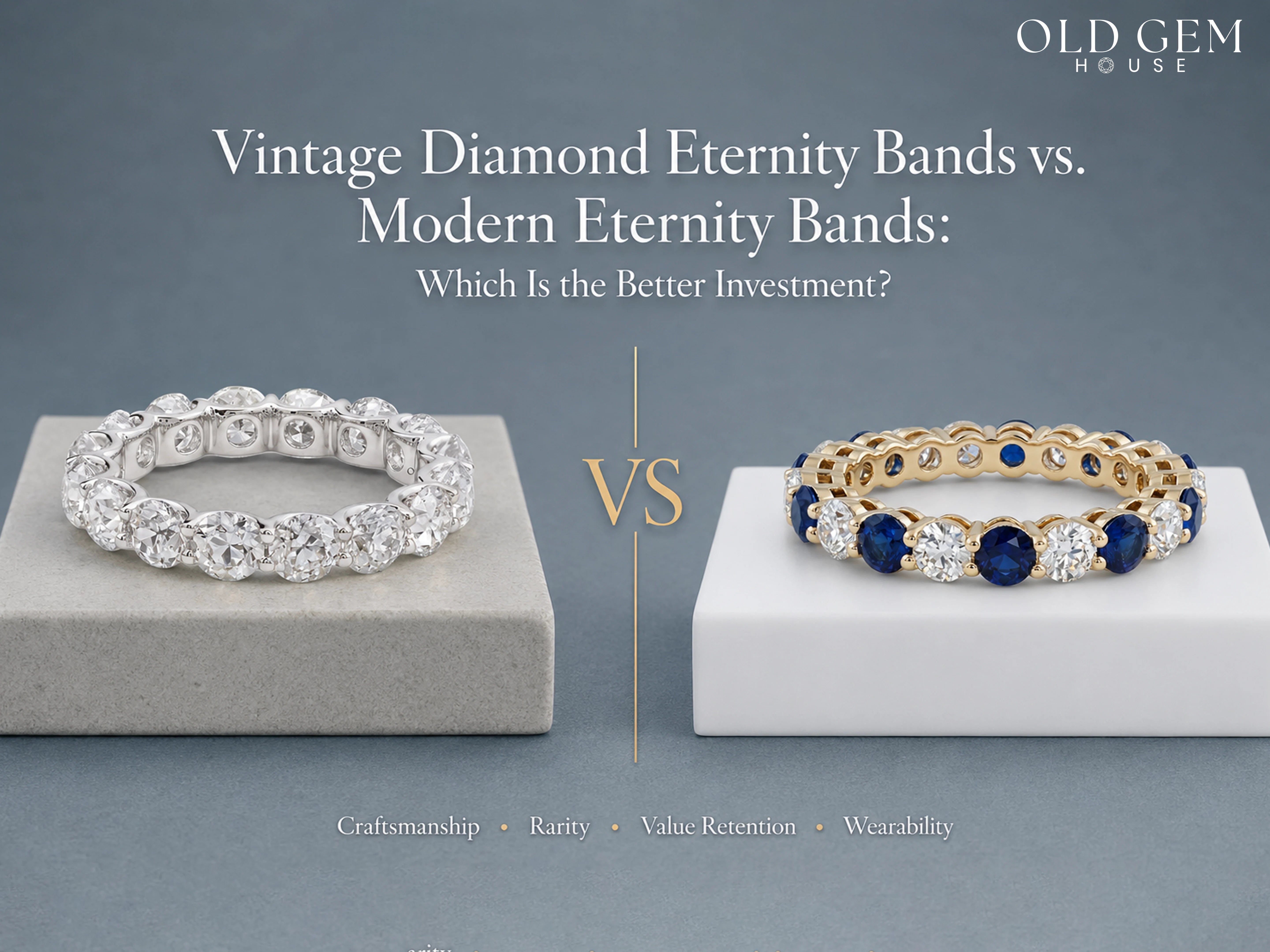 Vintage Diamond Eternity Bands vs. Modern Eternity Bands: Which Is the Better Investment?