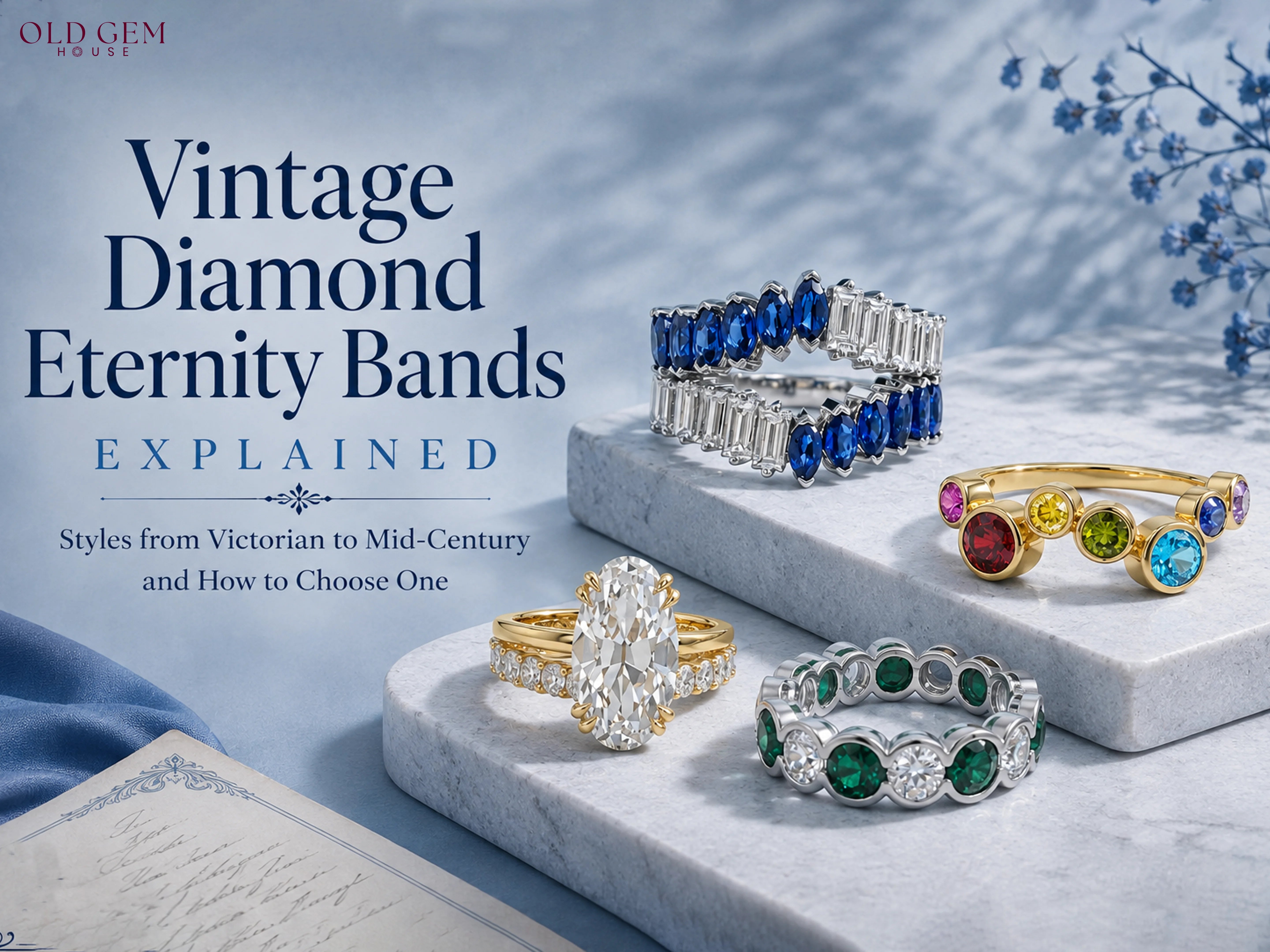 Vintage Diamond Eternity Bands Explained: Styles from Victorian to Mid-Century and How to Choose One