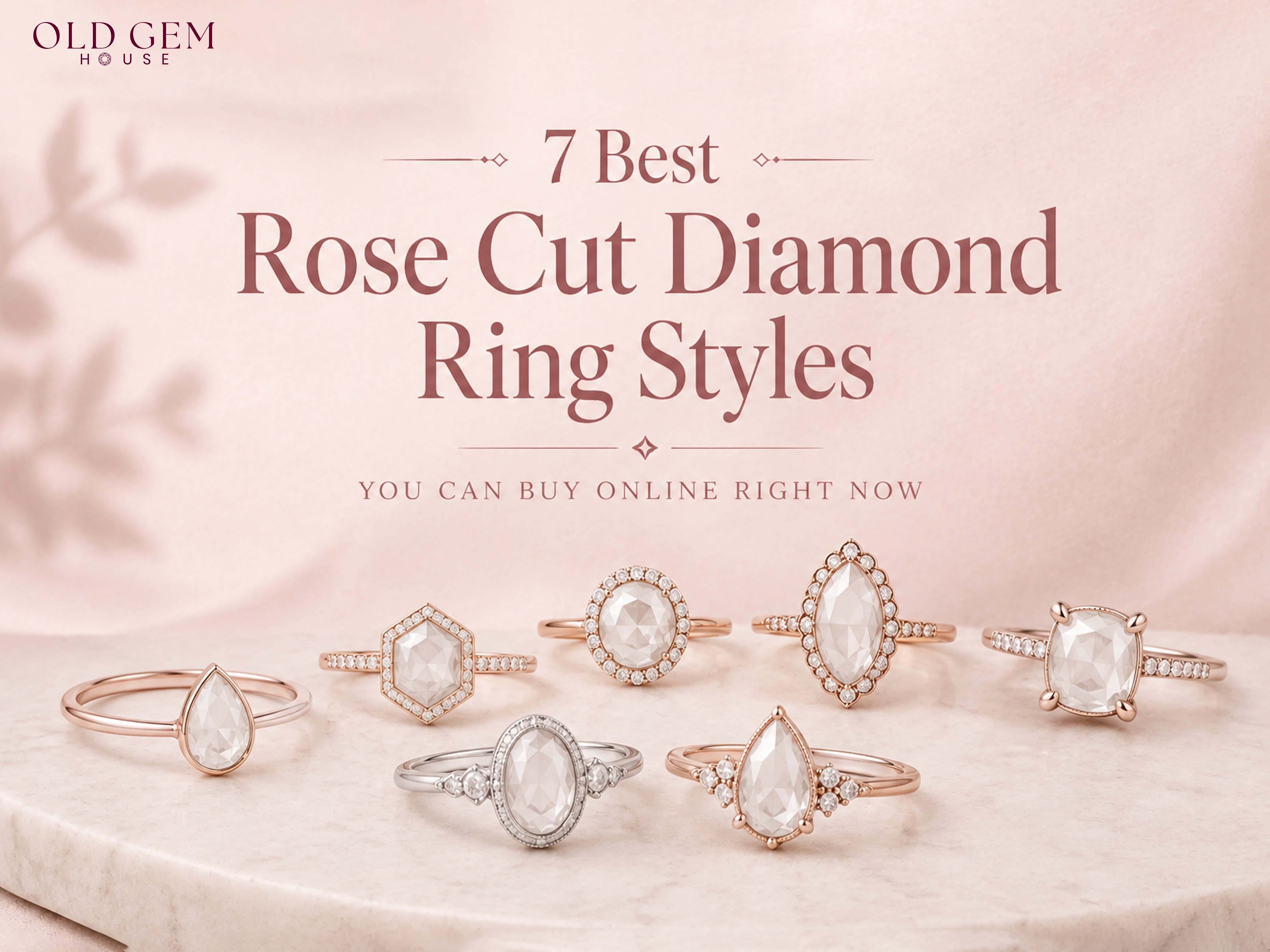7 Best Rose Cut Diamond Ring Styles You Can Buy Online Right Now