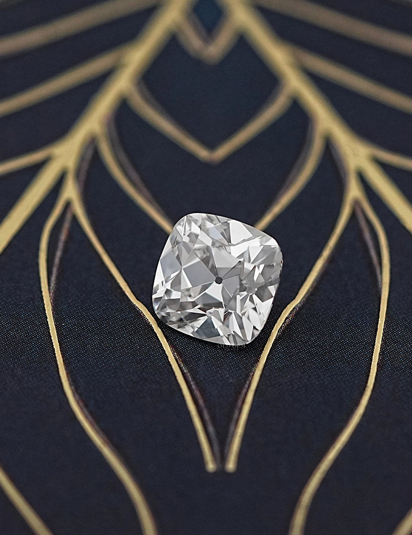 Square Old Mine Cushion Lab Diamond - 3 Carat Lab Grown Diamond