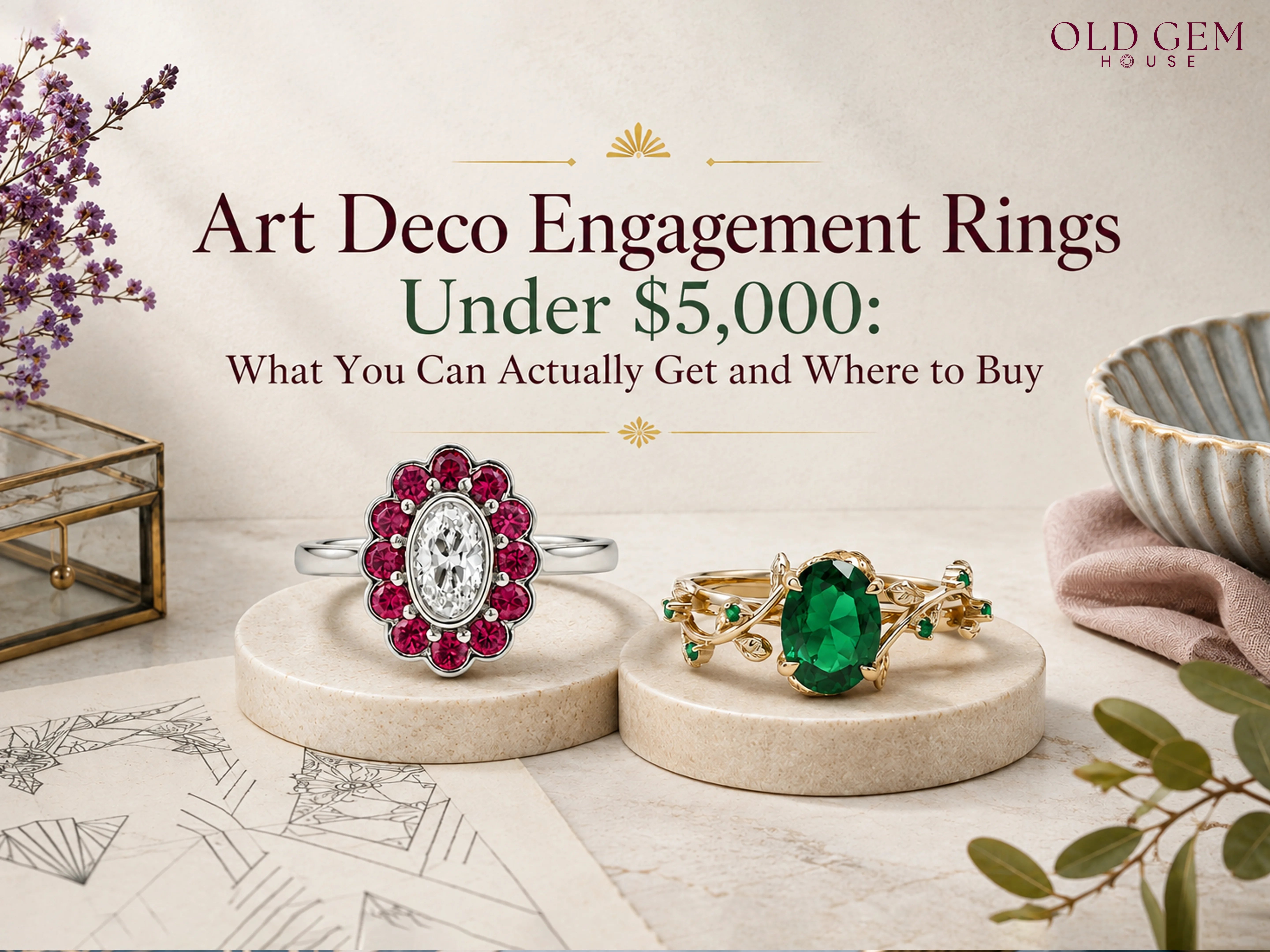 Art Deco Engagement Rings Under $5,000: What You Can Actually Get and Where to Buy