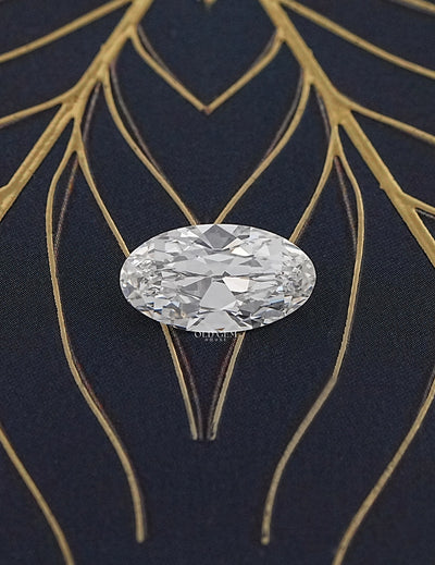 Old Mine Moval Cut Lab Loose Diamond