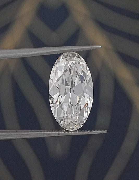4.10 Carat Old Mine Moval Lab Grown Diamond