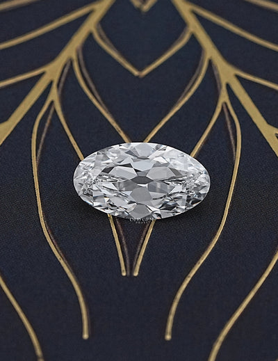 Old Mine Moval Cut Lab Loose Diamond