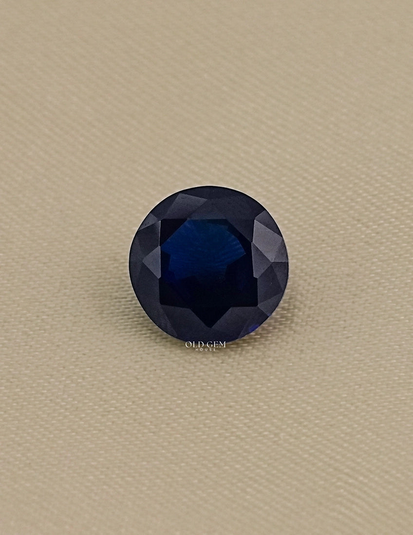 Sapphire Blue Round Cut Loose Gemstone Gemstone