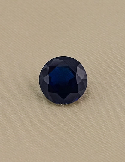 Sapphire Blue Round Cut Loose Gemstone Gemstone