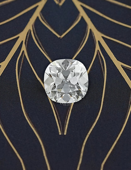 6.10 Carat Old Mine Cushion Lab Loose Diamond Lab Grown Diamond