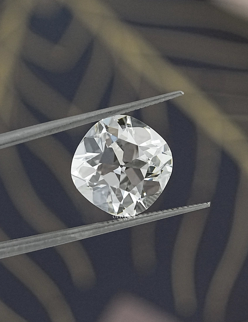 6.10 Carat Old Mine Cushion Lab Loose Diamond