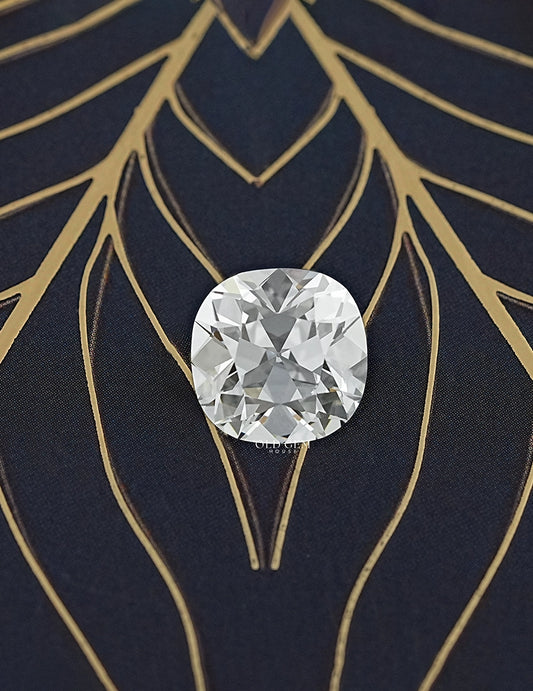 6.10 Carat Old Mine Cushion Lab Loose Diamond Lab Grown Diamond