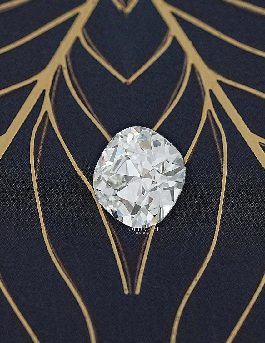 6.10 Carat Old Mine Cushion Lab Loose Diamond