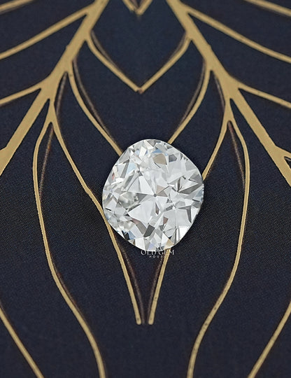 6.10 Carat Old Mine Cushion Lab Loose Diamond