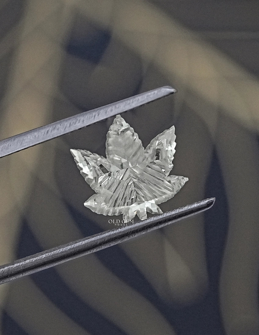 Marijuana Leaf cut Lab Grown Diamond Lab Grown Diamond