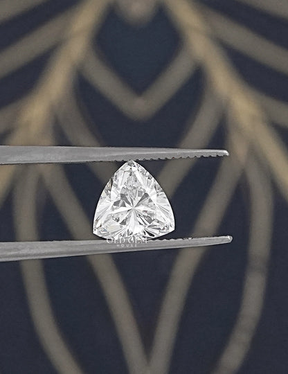 Antique Trillion Shape Lab Grown Diamond