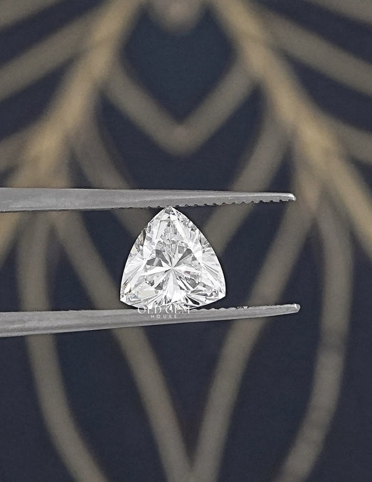 Antique Trillion Shape Lab Grown Diamond