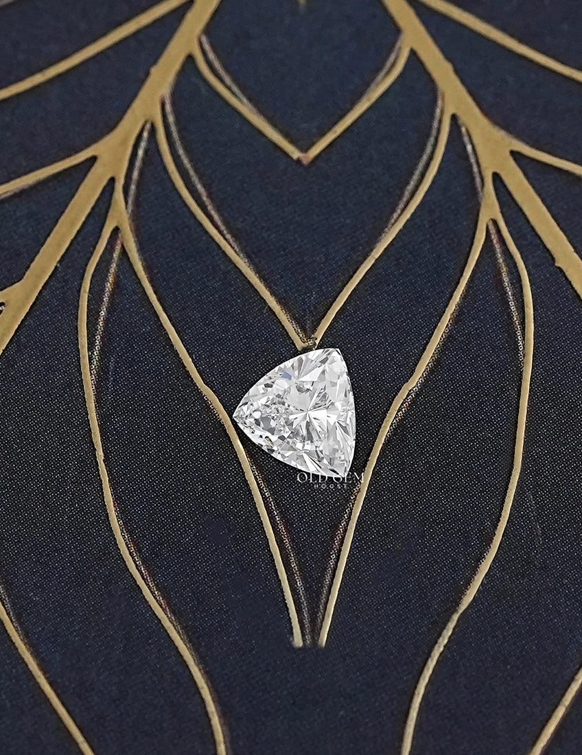 Antique Trillion Shape Lab Grown Diamond