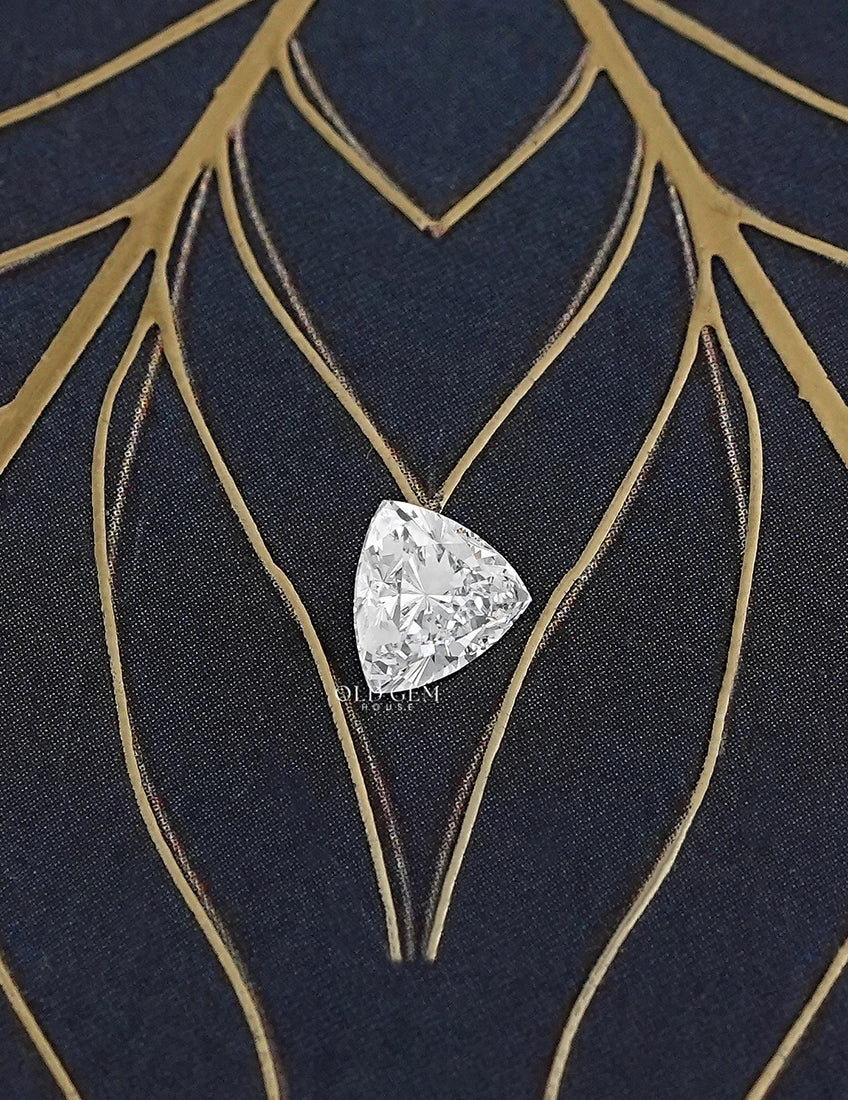 Antique Trillion Shape Lab Grown Diamond