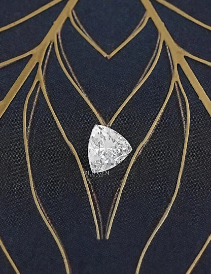 Antique Trillion Shape Lab Grown Diamond