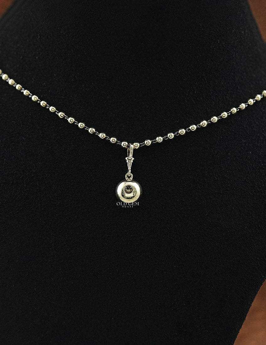 Round Cut Lab Diamond Ball Chain Necklace Necklaces