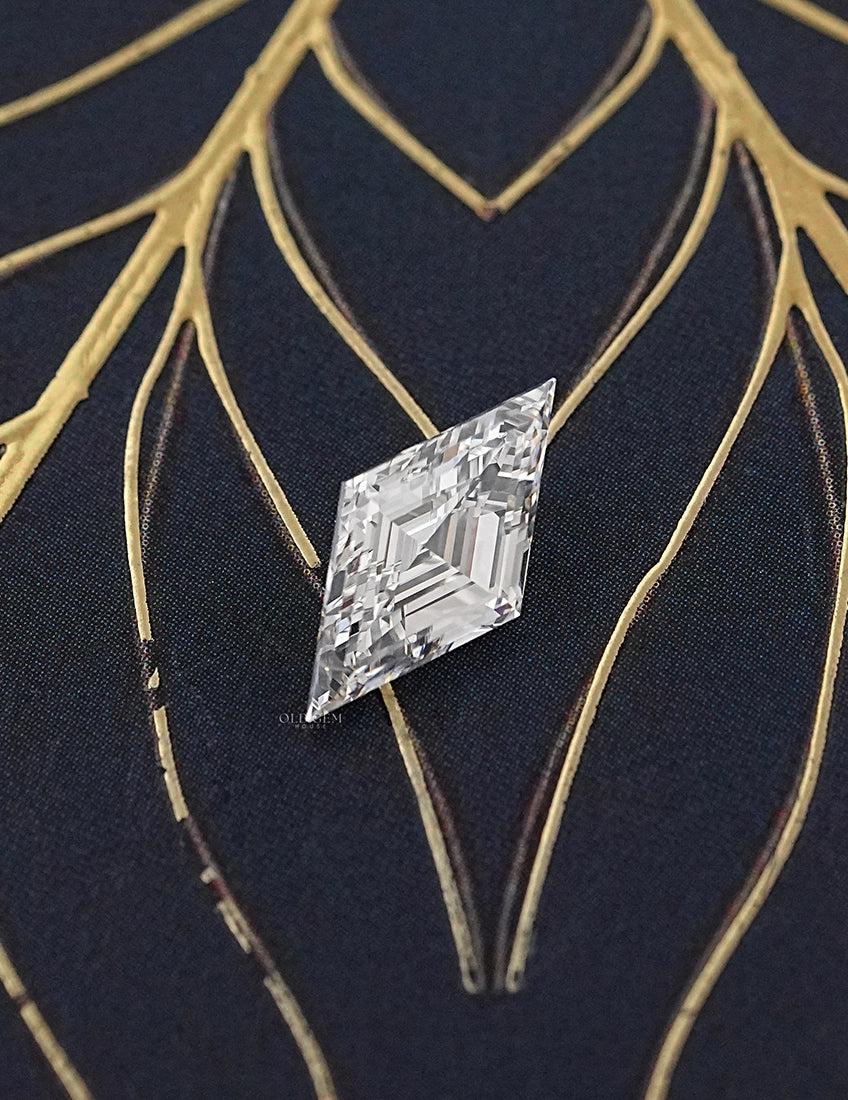 Lozenge Cut Lab Grown Loose Diamond