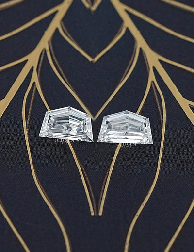 Cadillac Step Cut Lab Grown Diamond Pair