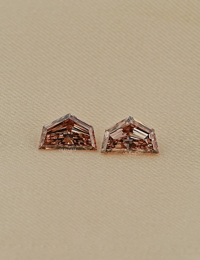 Cadillac Step Cut Lab Loose Champagne Diamond