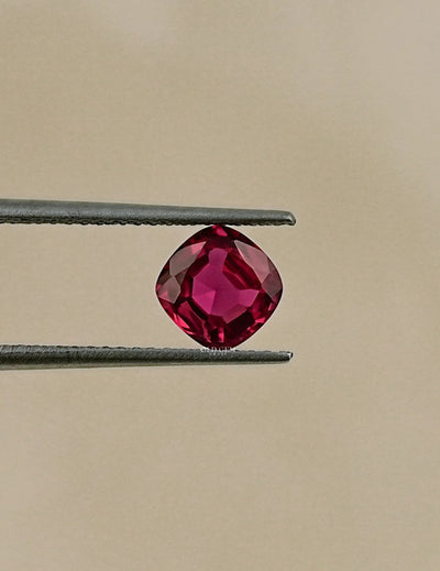 Pink Sapphire Cushion Cut Lab Loose Gemstone