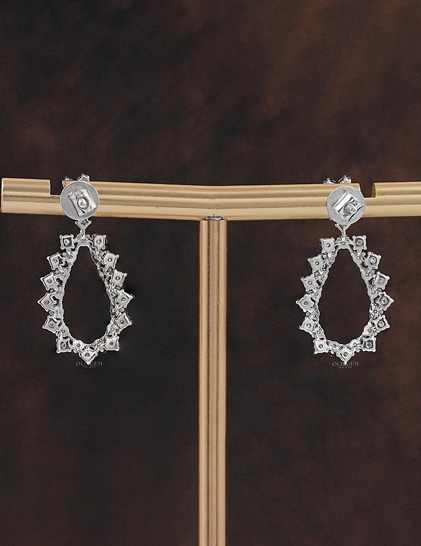 Pear Shape Drop Earrings