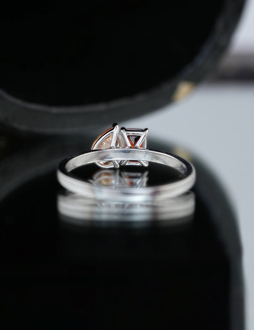 Multiple Gemstone Toi Et Moi Ring