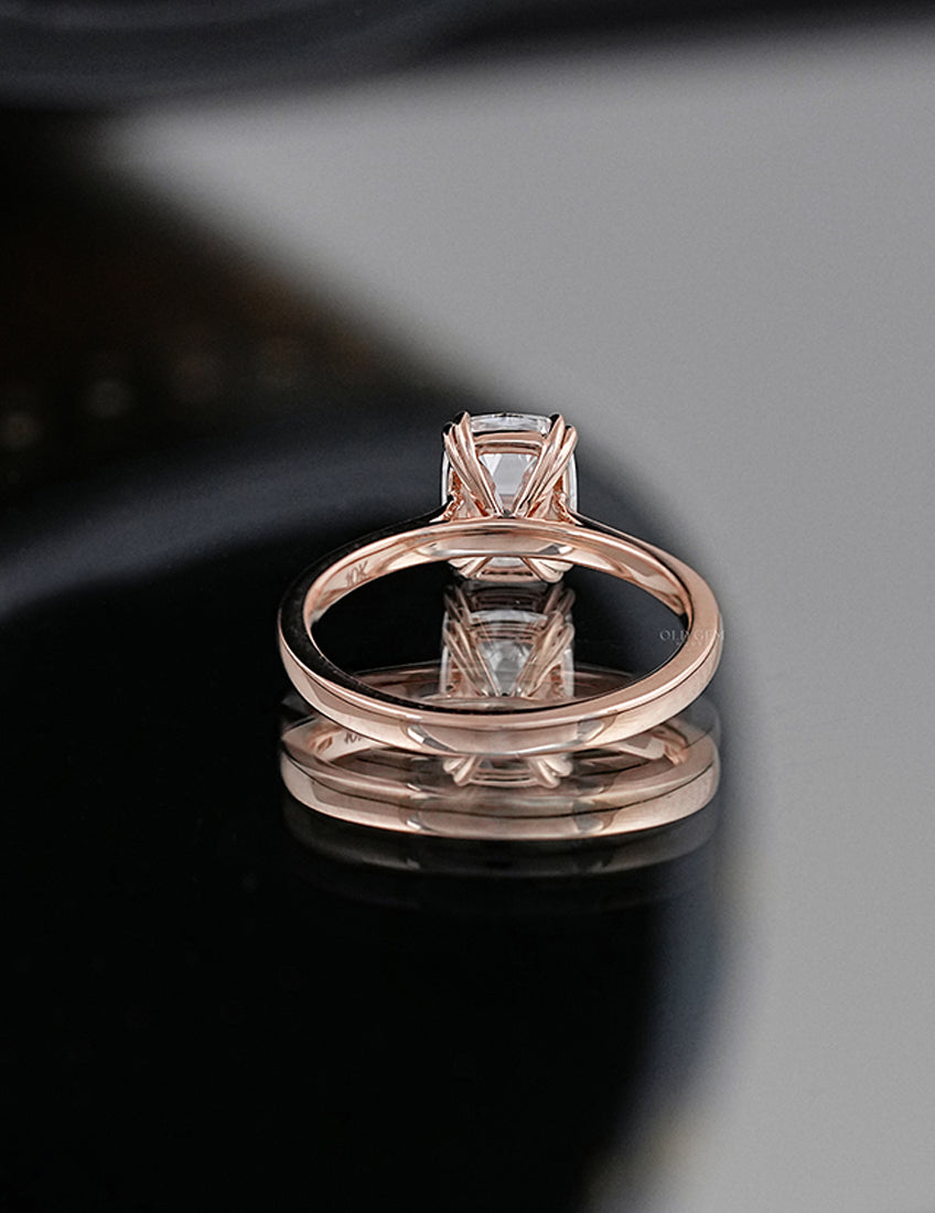 Old Mine Cushion Cut Ring