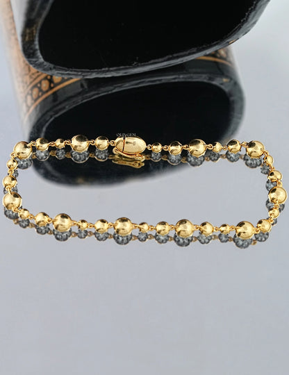 Old European Round Cut Lab Diamond Tennis Bracelet