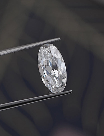 Old Mine Moval Lab Diamond -- 3.00 Ct