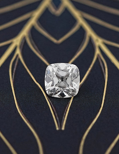 Square-Shape Old Mine Cushion Lab Diamond -- 3.02 Ct