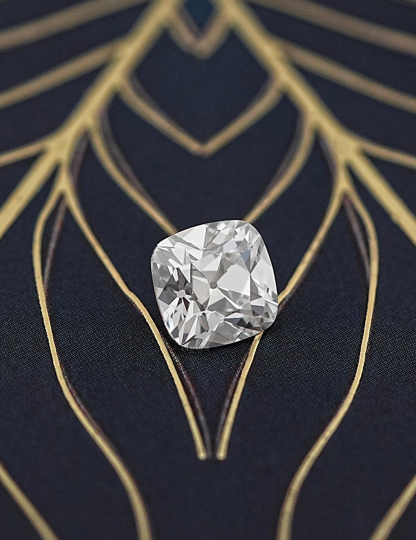 Square-Shape Old Mine Cushion Lab Diamond -- 3.02 Ct