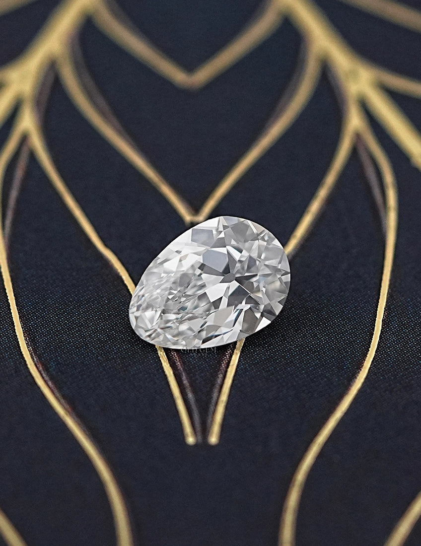 Old Mine Pear Lab Diamond -- 2.10 Ct