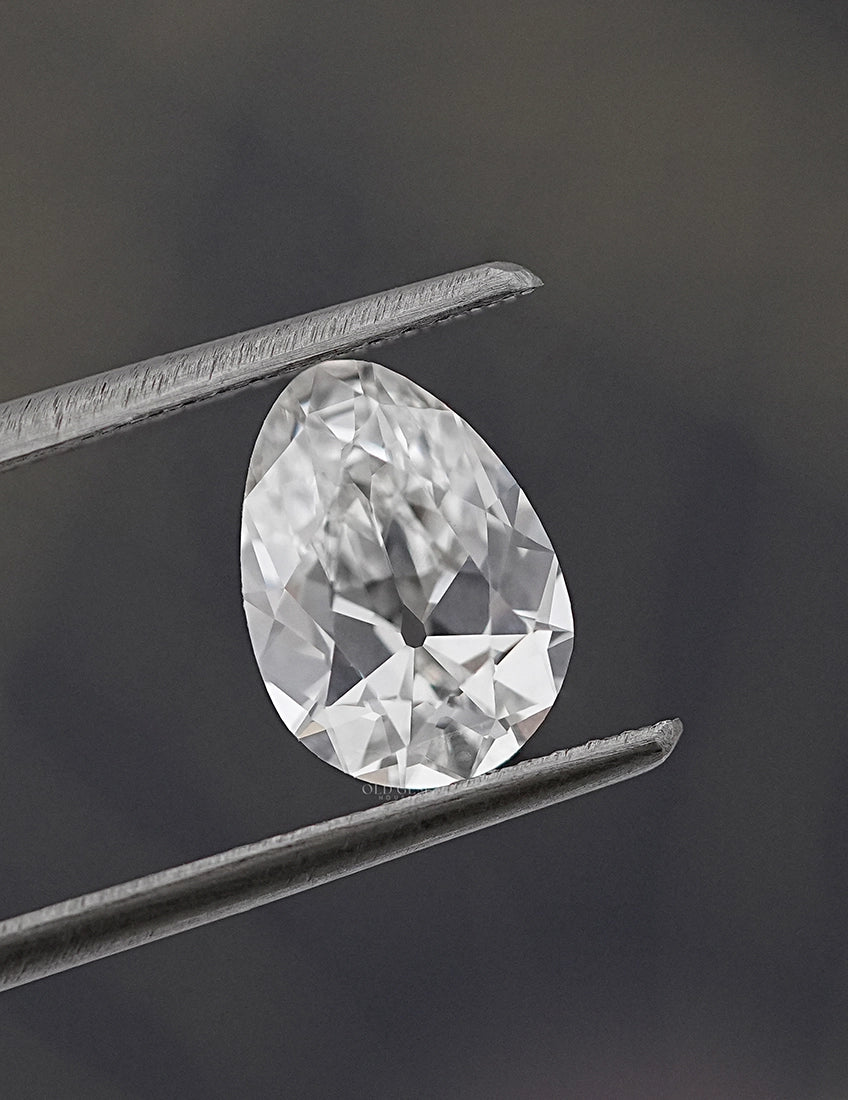 Old Mine Pear Lab Diamond -- 2.10 Ct