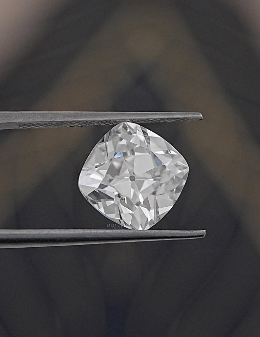 Square-shape Old Mine Cushion Lab Diamond -- 4.85 Ct