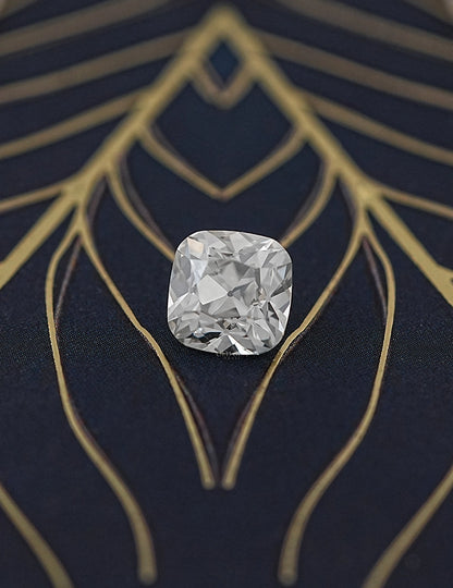 Square-Shape Old Mine Cushion Lab Diamond -- 3.20 Ct