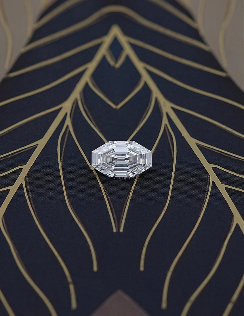 Old Mine Emerald-Octagon Lab Diamond -- 3.20 Ct