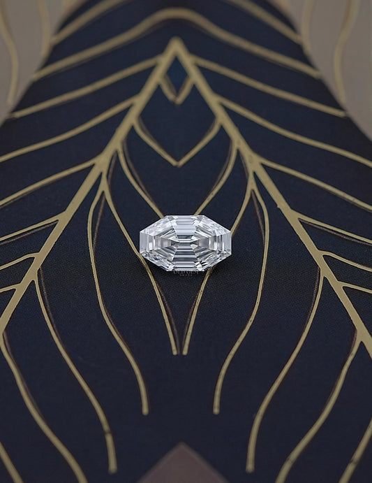 Old Mine Emerald-Octagon Lab Diamond -- 3.20 Ct