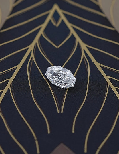 Old Mine Emerald-Octagon Lab Diamond -- 3.20 Ct